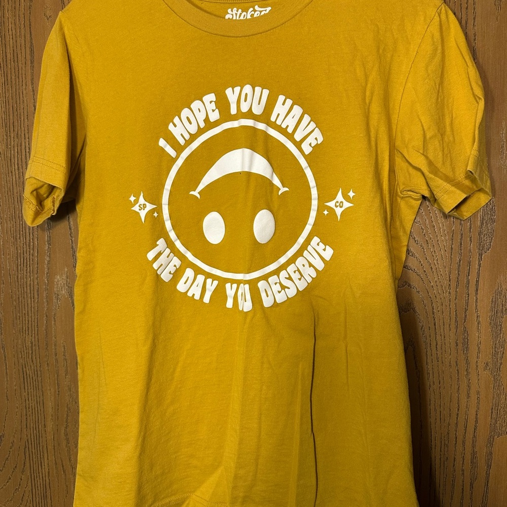 Yellow Graphic Tee - Short Sleeve